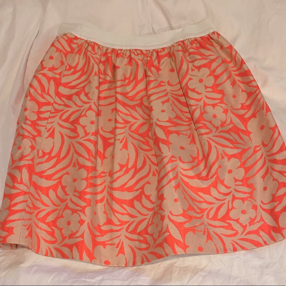 Crewcuts neon floral skirt.